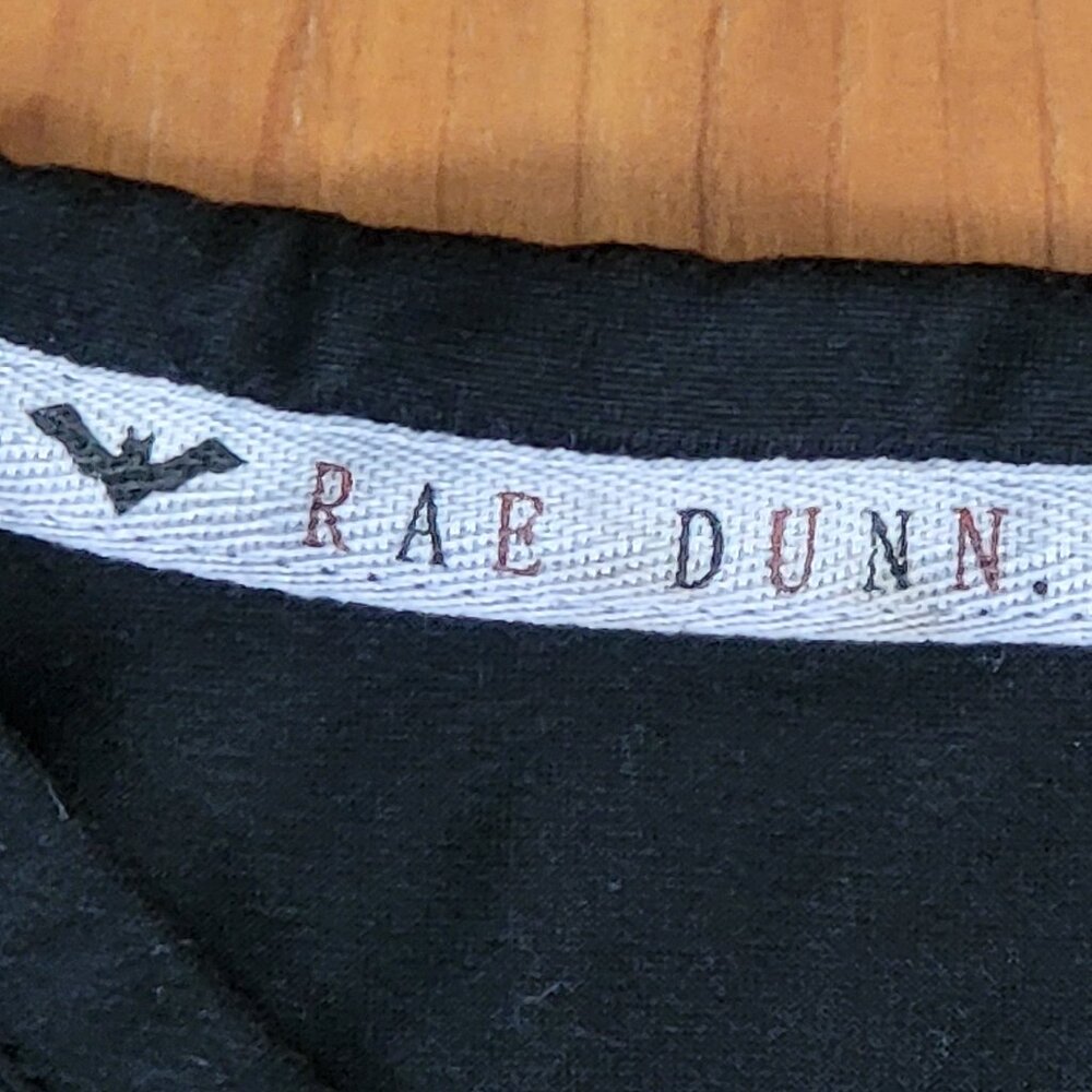 Rae Dunn Black Orange Boo Long Sleeved Tee - M - Picture 5 of 7